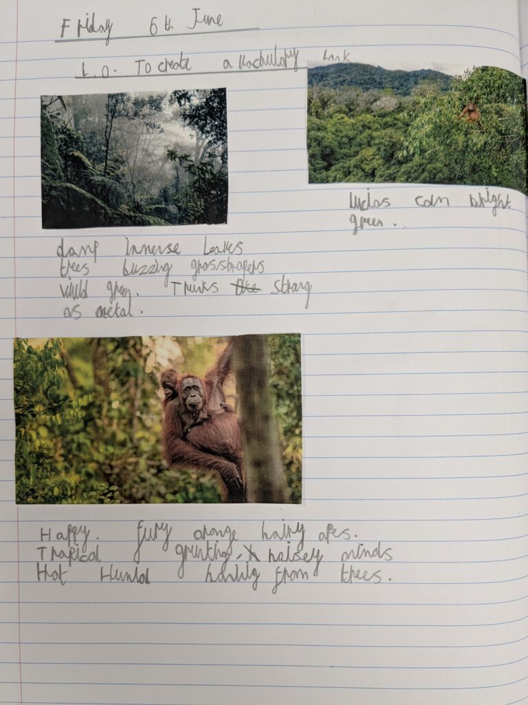 Flashback Writing, Copthill School