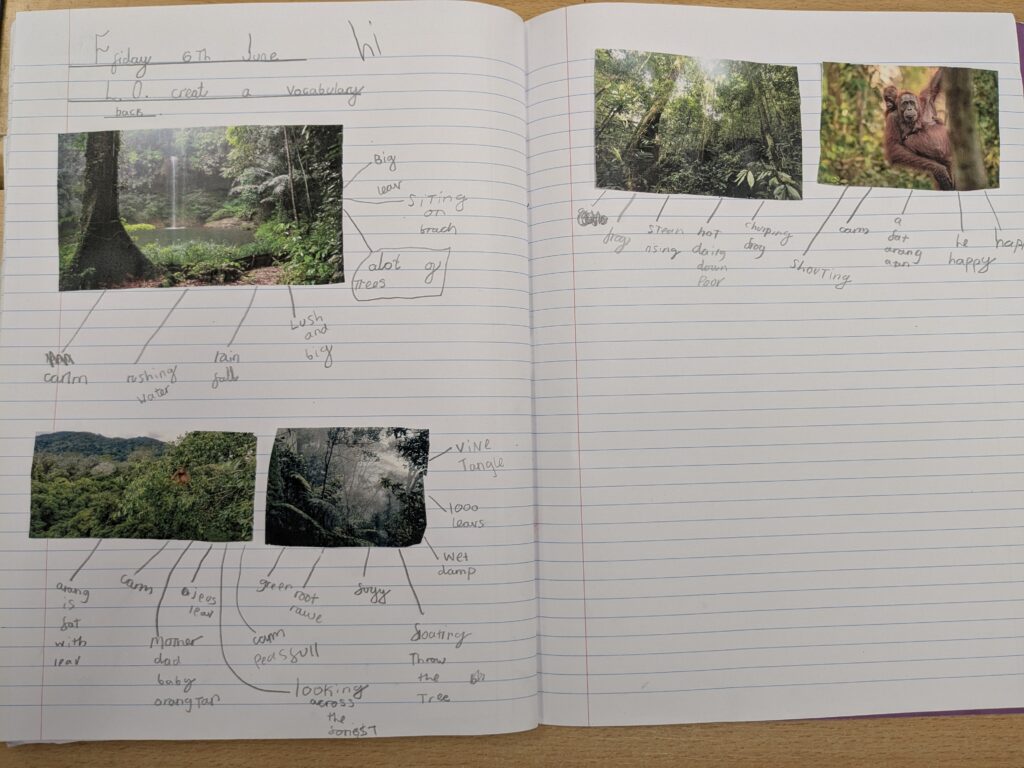Flashback Writing, Copthill School