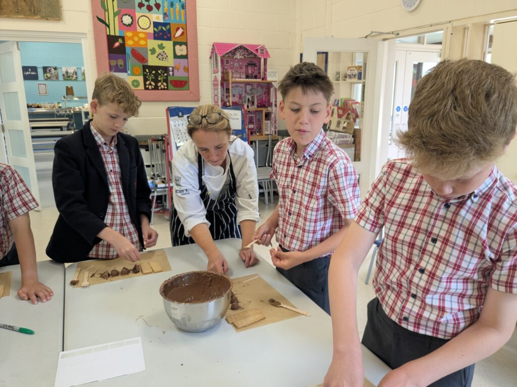 Y6 Chocolate workshop, Copthill School