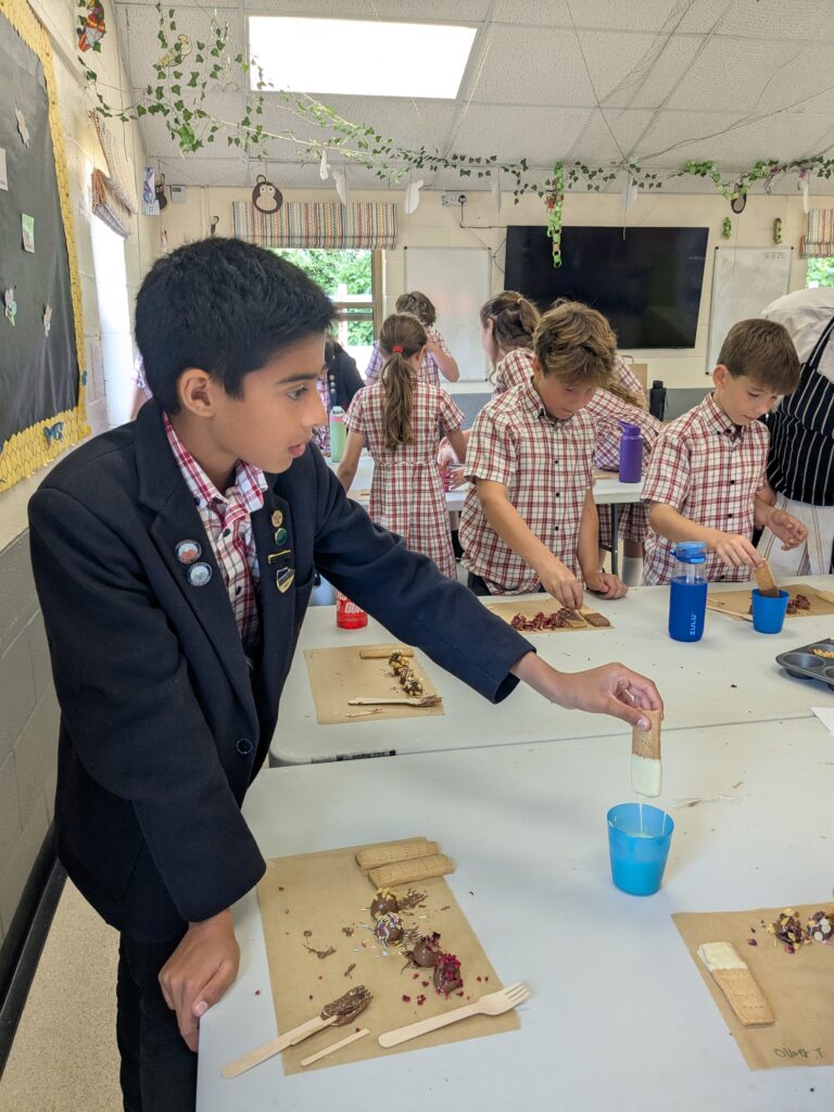 Y6 Chocolate workshop, Copthill School