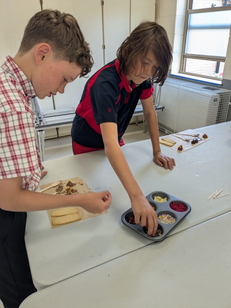 Y6 Chocolate workshop, Copthill School