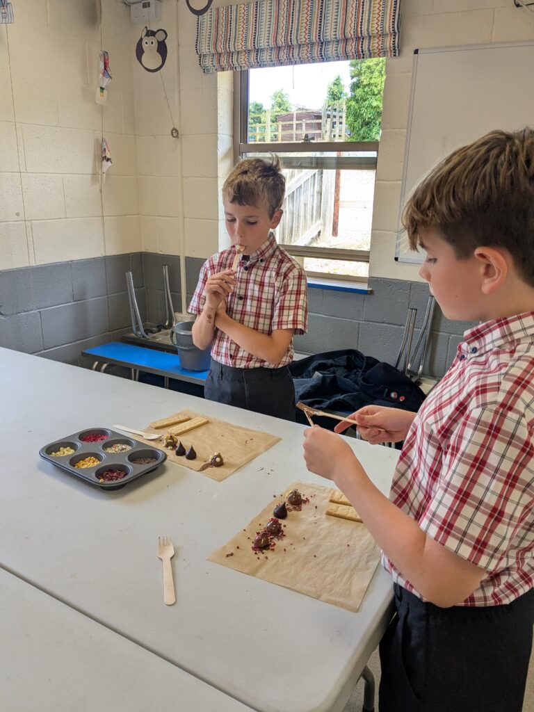 Y6 Chocolate workshop, Copthill School