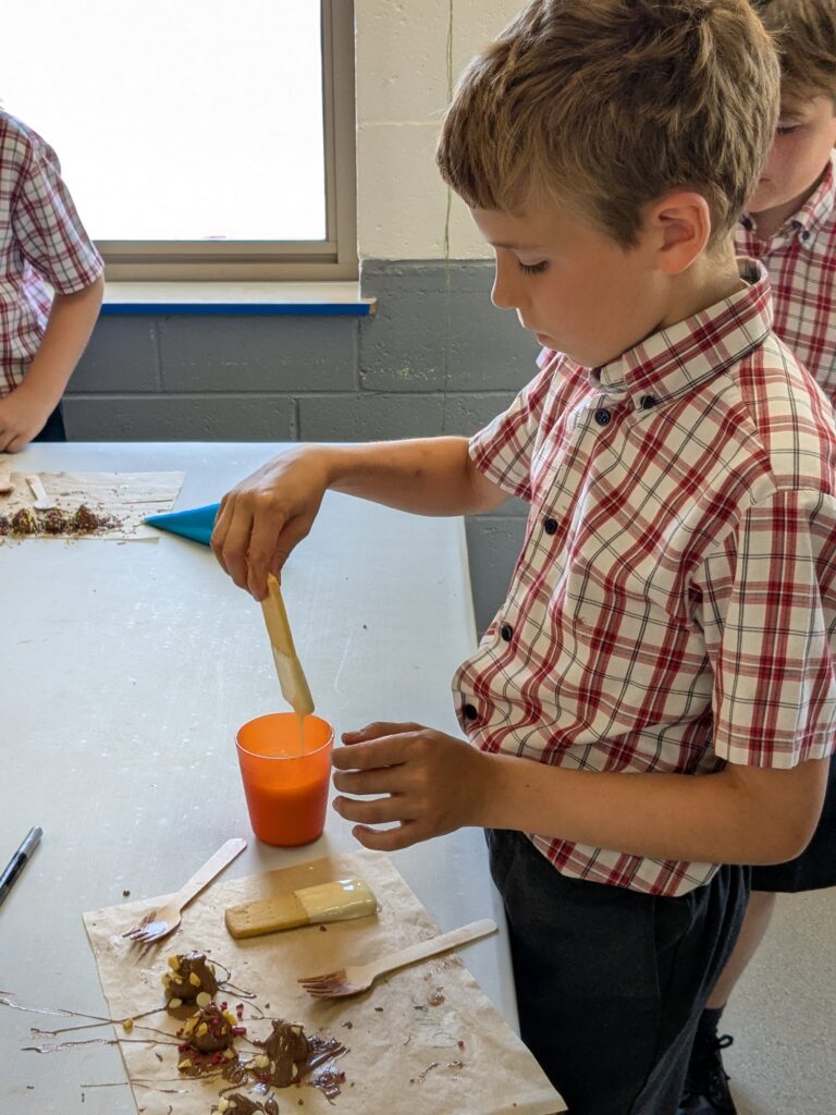 Y6 Chocolate workshop, Copthill School