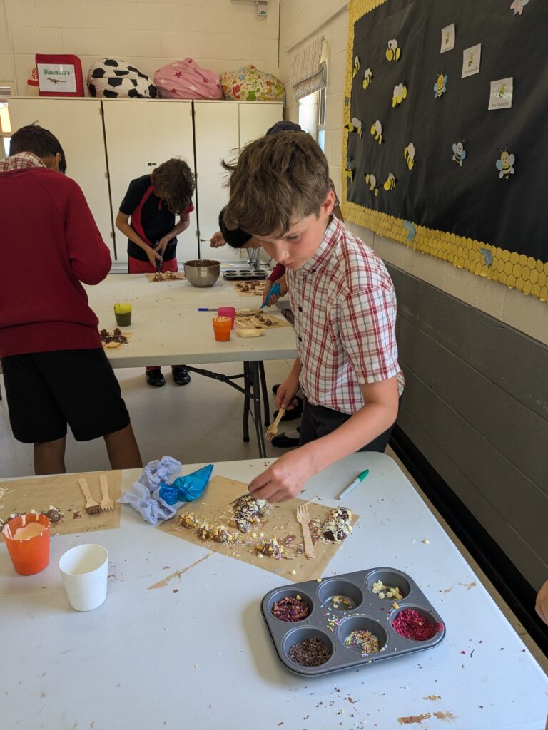 Y6 Chocolate workshop, Copthill School