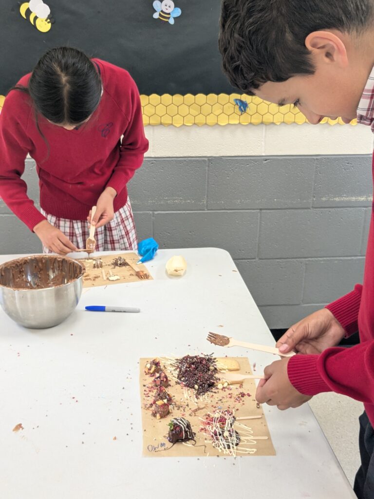 Y6 Chocolate workshop, Copthill School