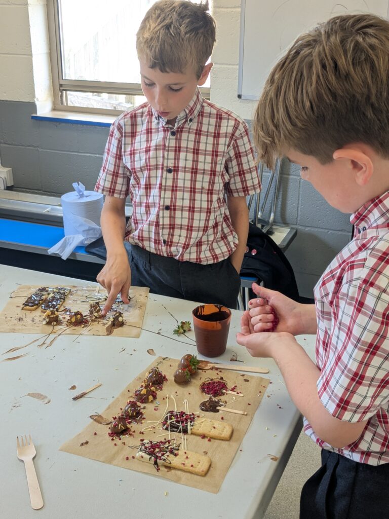 Y6 Chocolate workshop, Copthill School