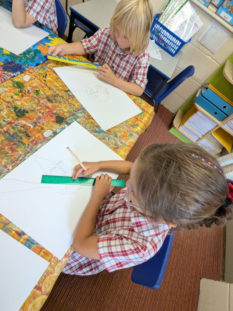A burst of colour in sun inspired art!, Copthill School