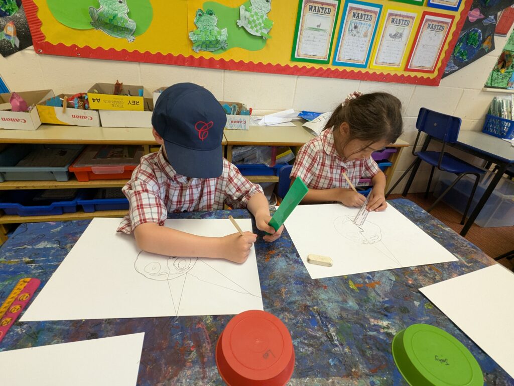 A burst of colour in sun inspired art!, Copthill School