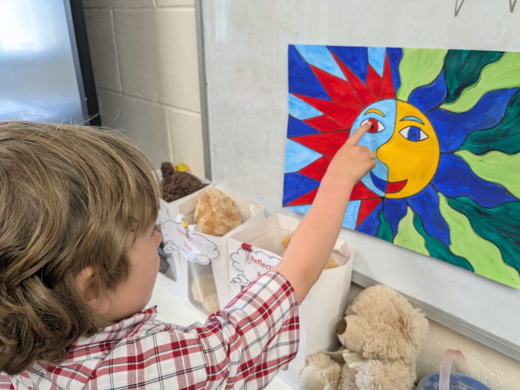 A burst of colour in sun inspired art!, Copthill School