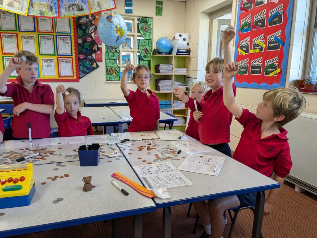 Marvellous money and Left and Right instructions!, Copthill School