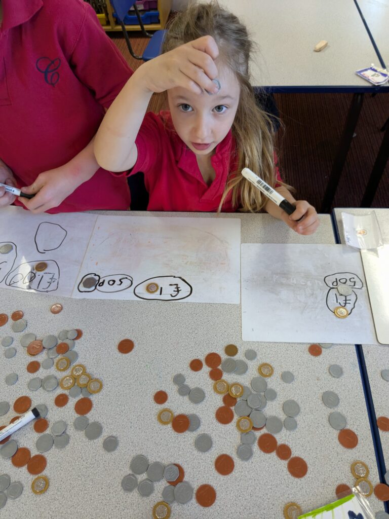 Marvellous money and Left and Right instructions!, Copthill School