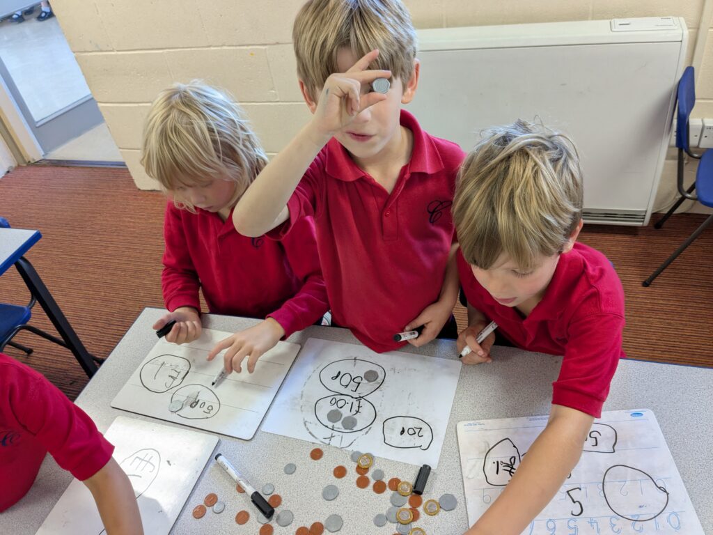Marvellous money and Left and Right instructions!, Copthill School