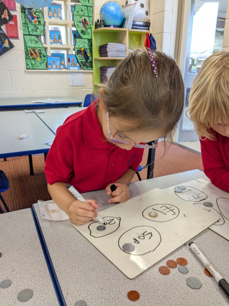 Marvellous money and Left and Right instructions!, Copthill School