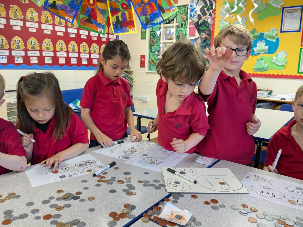 Marvellous money and Left and Right instructions!, Copthill School