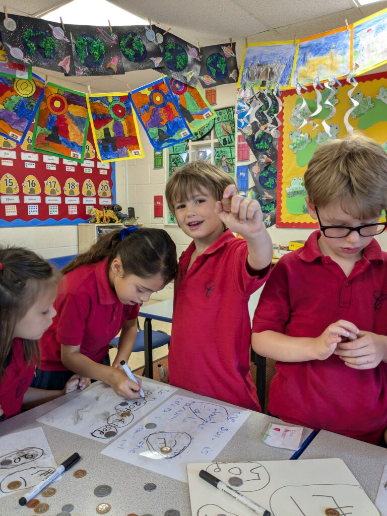 Marvellous money and Left and Right instructions!, Copthill School