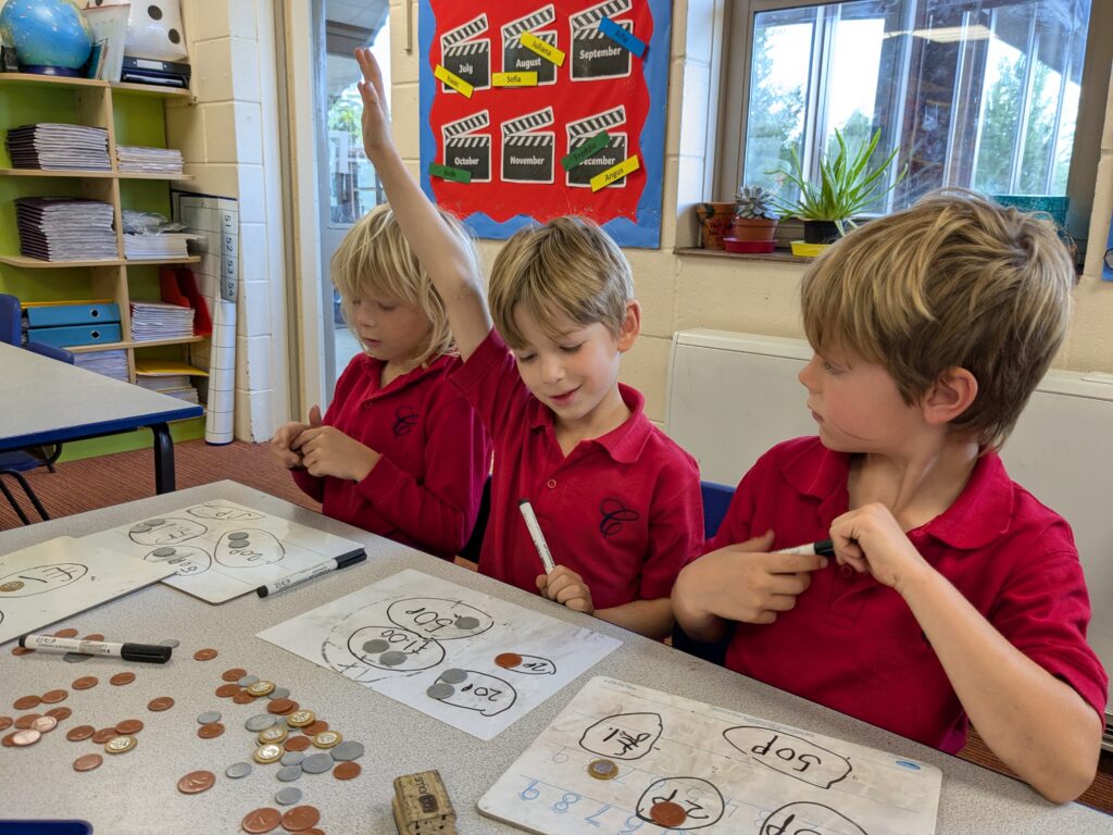 Marvellous money and Left and Right instructions!, Copthill School