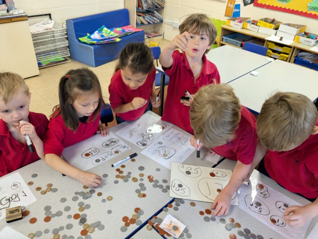 Marvellous money and Left and Right instructions!, Copthill School