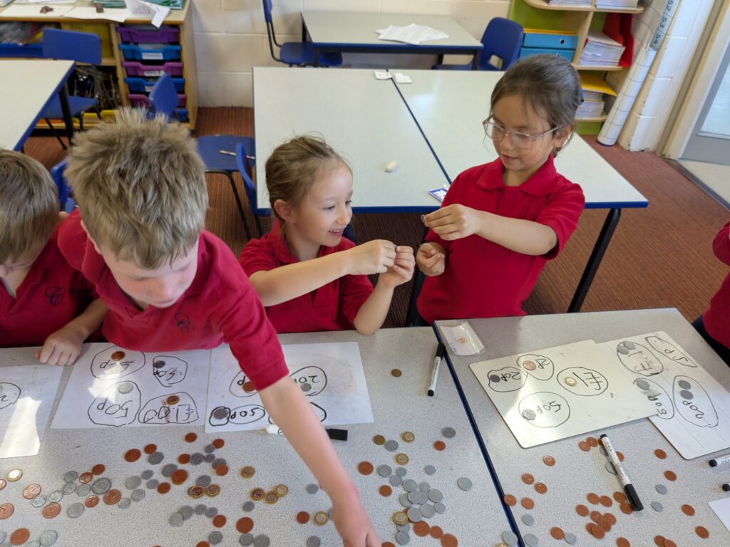 Marvellous money and Left and Right instructions!, Copthill School