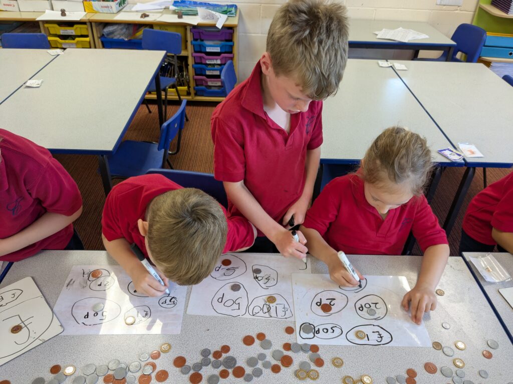 Marvellous money and Left and Right instructions!, Copthill School