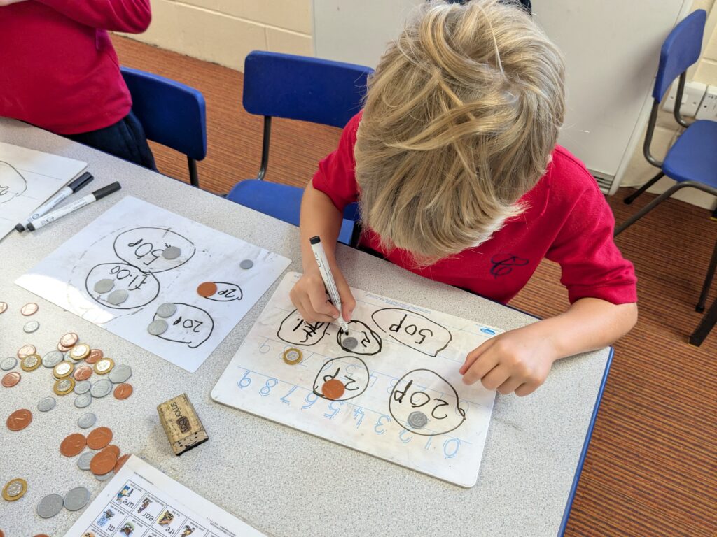 Marvellous money and Left and Right instructions!, Copthill School