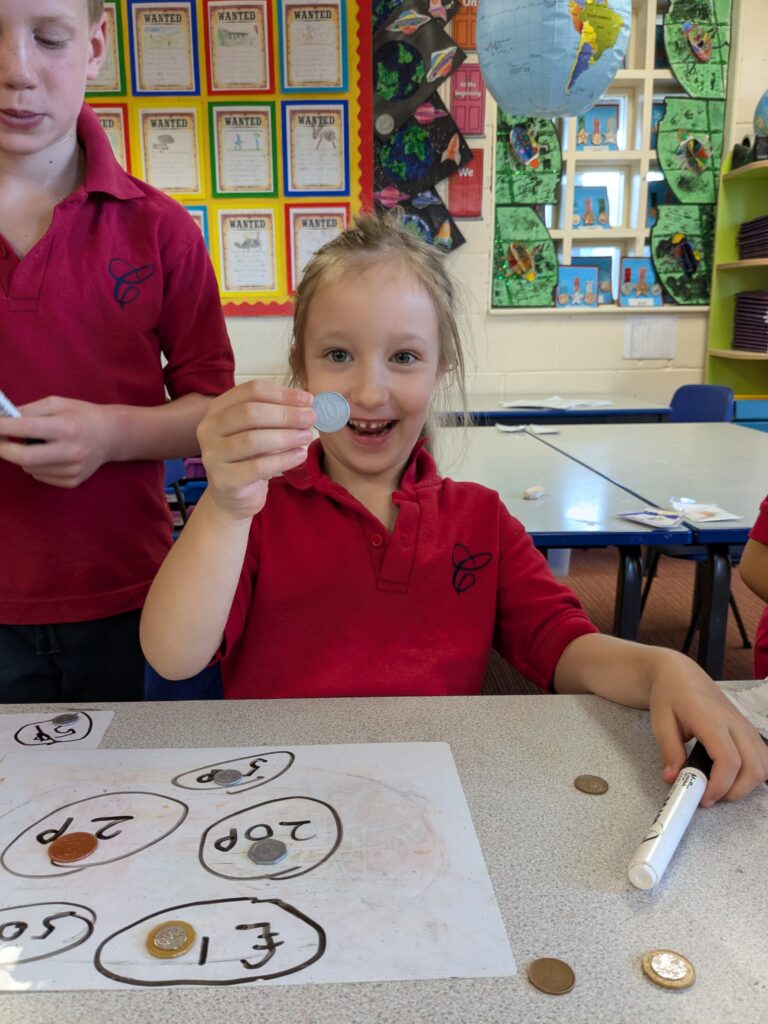 Marvellous money and Left and Right instructions!, Copthill School