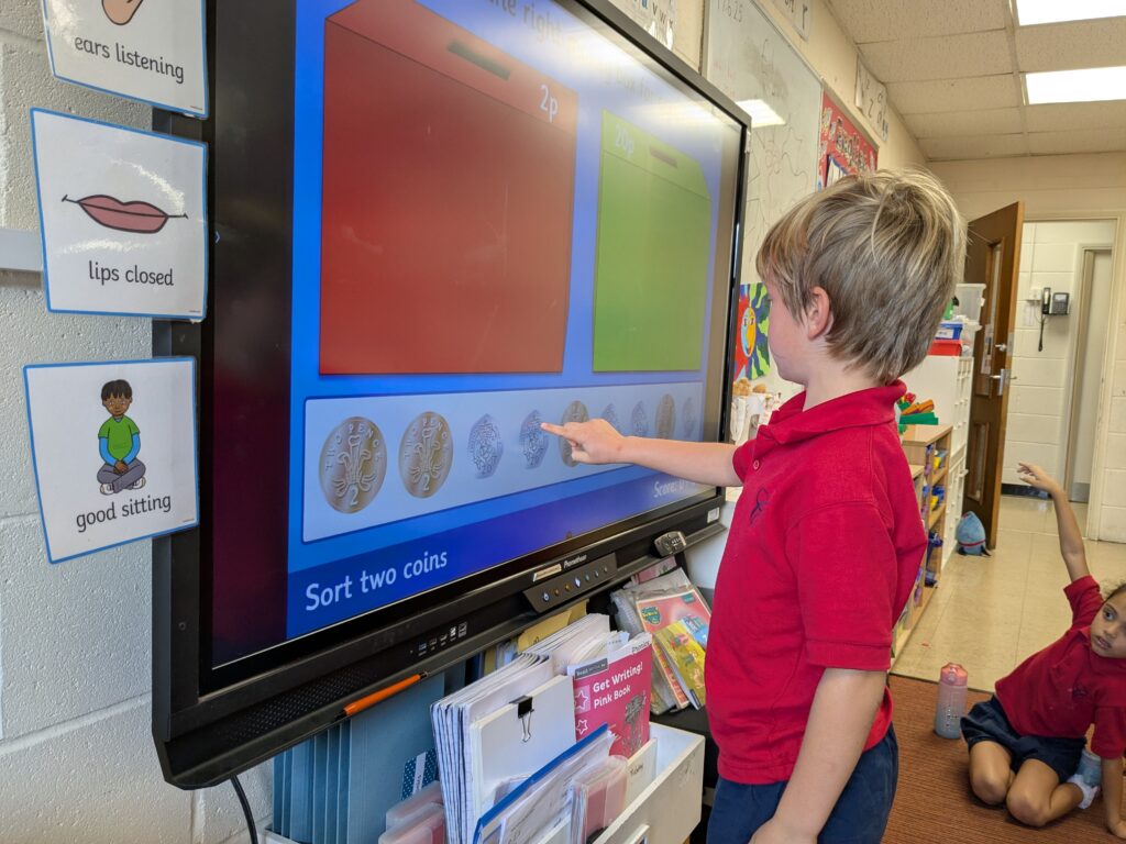Marvellous money and Left and Right instructions!, Copthill School