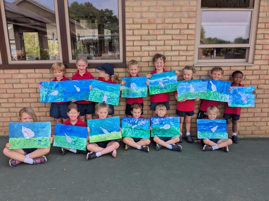&#8216;Letter in a bottle&#8217; art work&#8230;, Copthill School