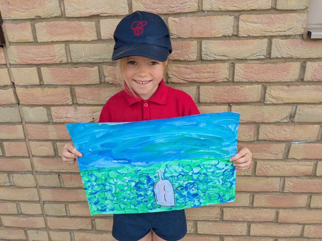 &#8216;Letter in a bottle&#8217; art work&#8230;, Copthill School