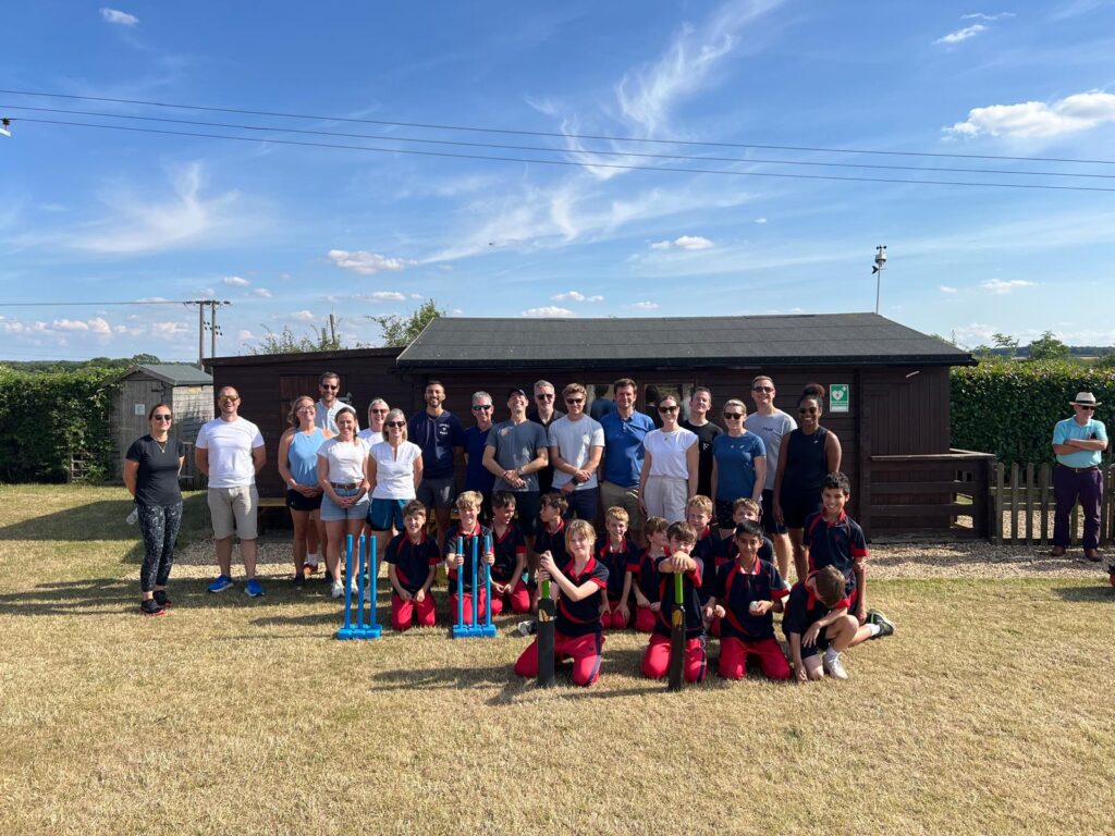 Y6 v Parents End of Year Cricket Match, Copthill School