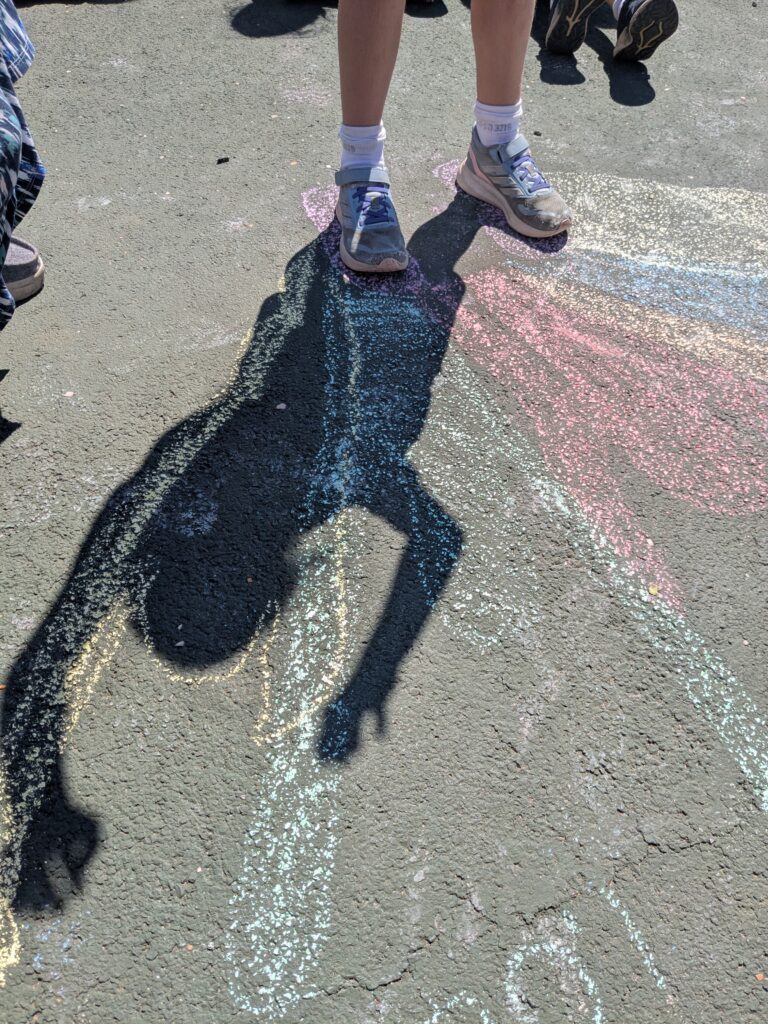 Sunny days and shady shadows!, Copthill School