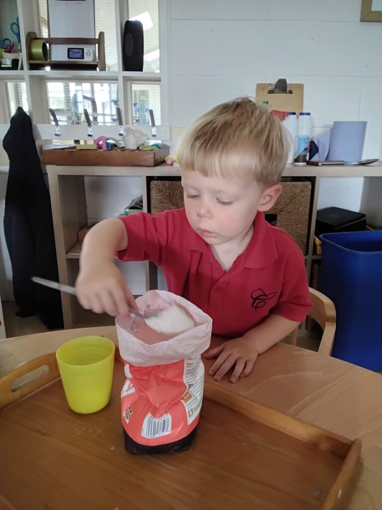 Blackberry Picking in Nursery, Copthill School