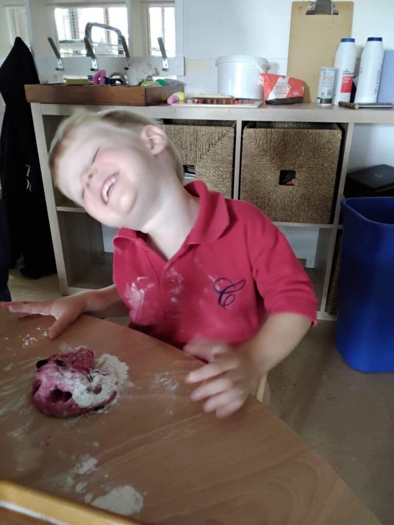 Blackberry Picking in Nursery, Copthill School