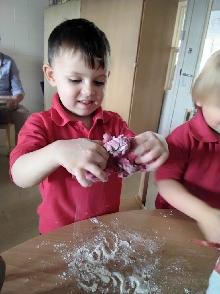 Blackberry Picking in Nursery, Copthill School