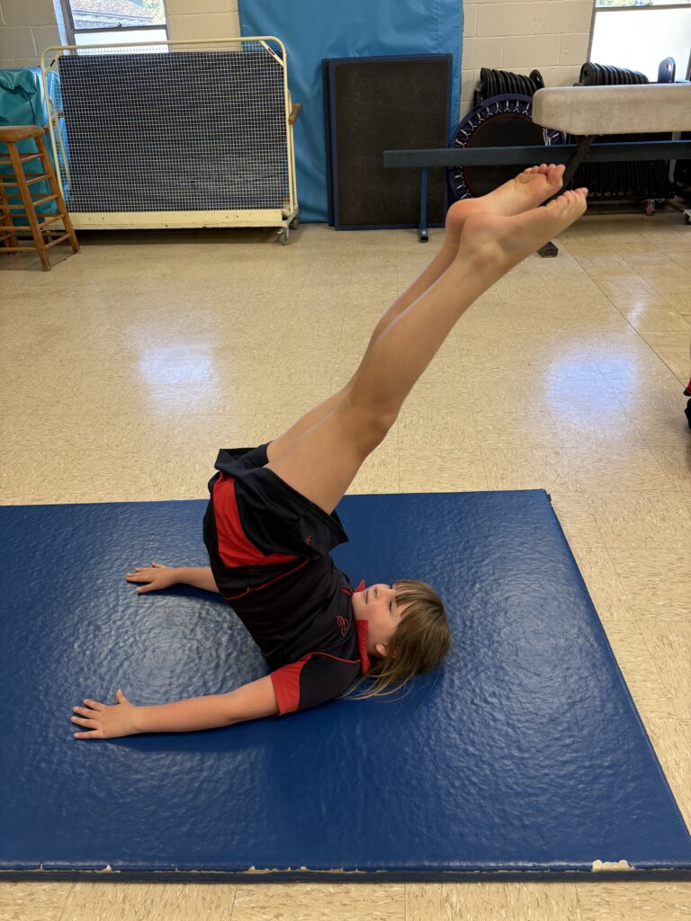Yr6 start their balancing topic, Copthill School